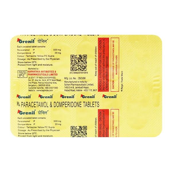 Grenil Tablet 10'S