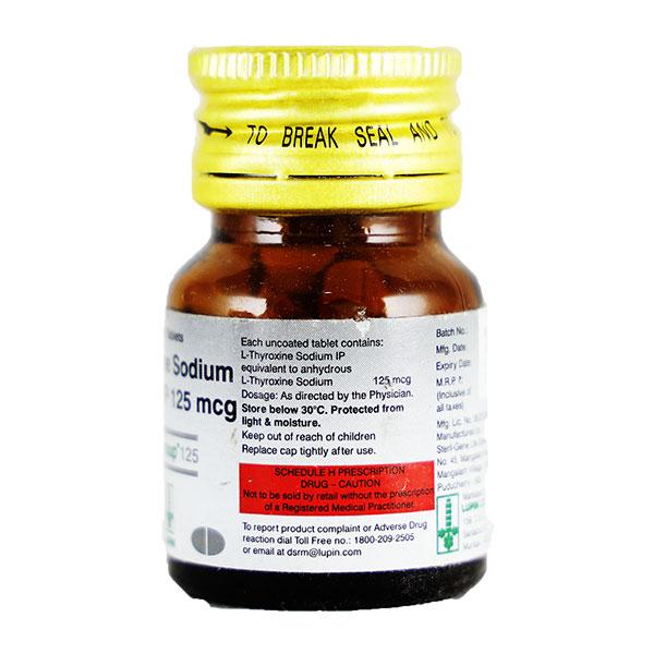 THYROUP 125mcg Tablet 120's