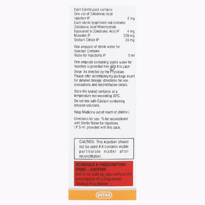 Zolasta 4mg Injection 1'S
