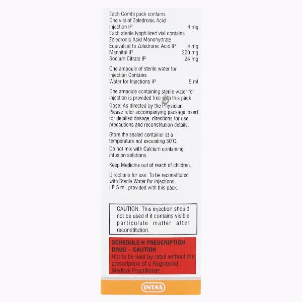 Zolasta 4mg Injection 1'S