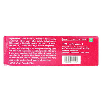 Acnetoin Soap 75gm