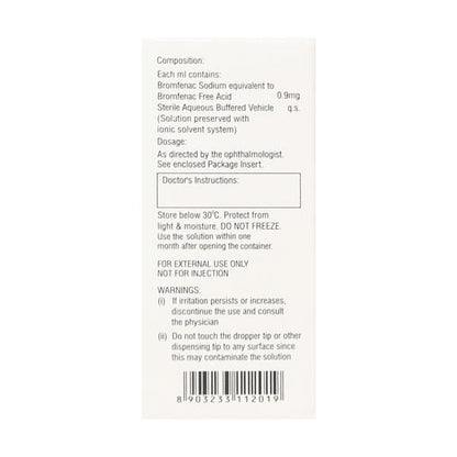 Bromvue Eye Drops 5ml