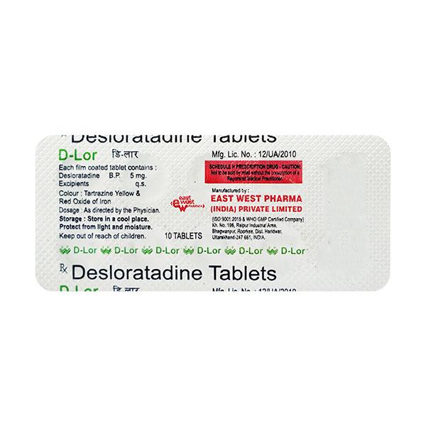 D Lor Tablet 10'S