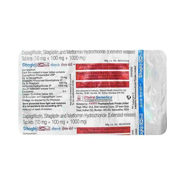 SITAGLO DM FORTE Tablet 10's