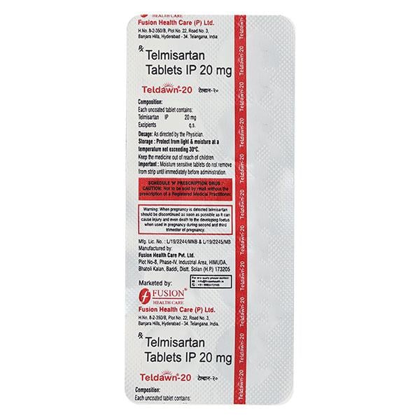 Teldawn 20mg Tablet 10'S