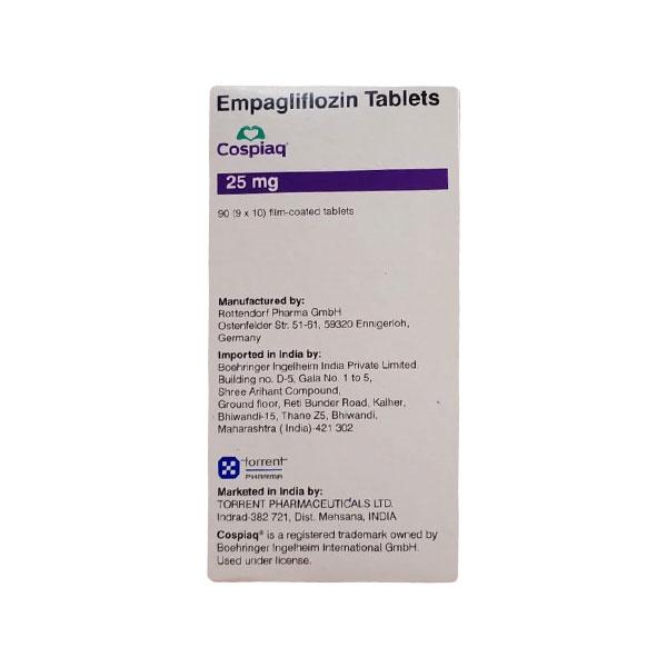 COSPIAQ 25mg Tablet 10's