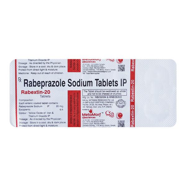 RABEXTIN 20 Tablet 10's