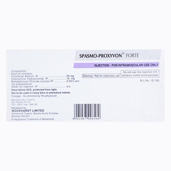 Spasmo Proxyvon Forte Injection 2ml