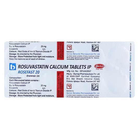 ROSEFAST 20 Tablet 10's