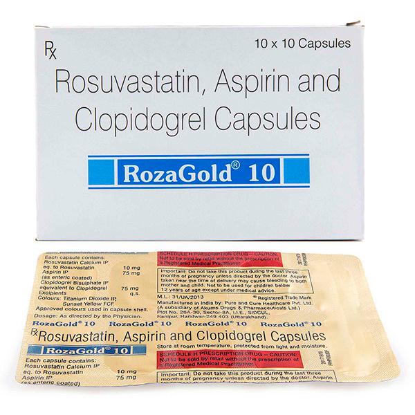 Rozagold 10mg Capsule 10'S