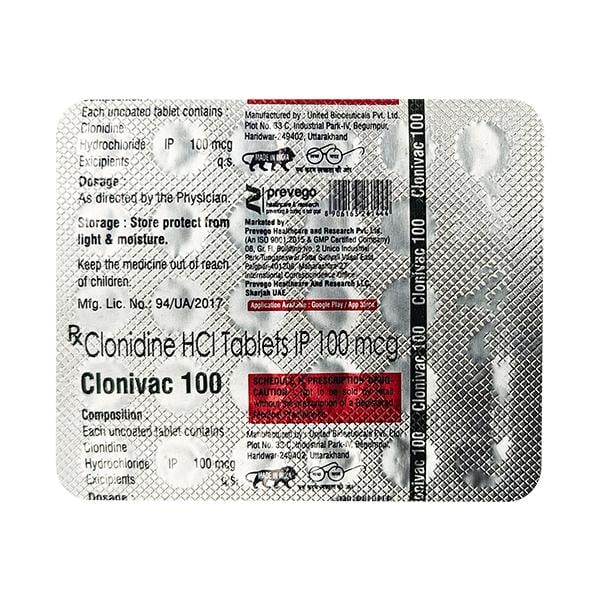 CLONIVAC 100 Tablet 30's