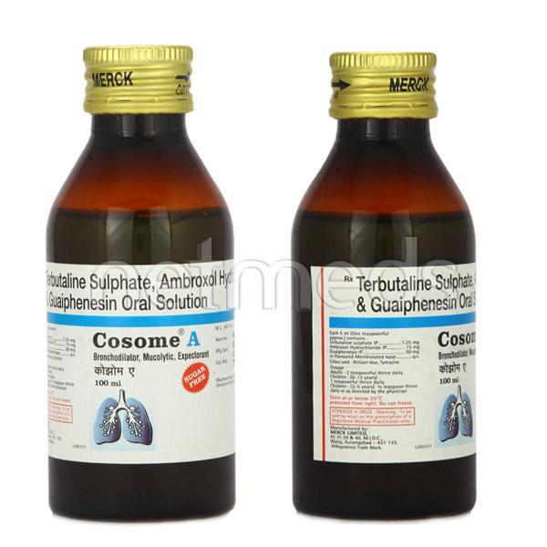 Cosome A Sugar Free Syrup 100ml