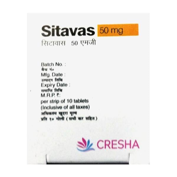 SITAVAS 50 Tablet 10's