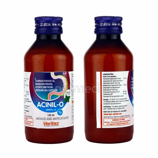 Acinil O Refreshing Mint Flavour Sugar Free Suspension 120ml