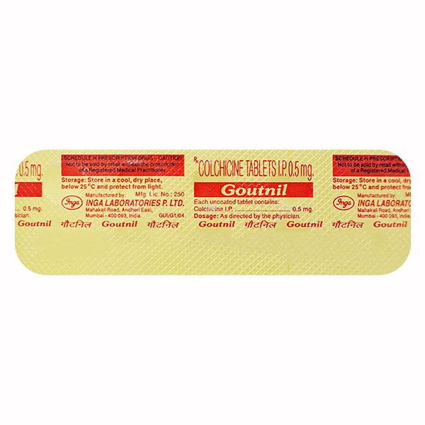 Goutnil 0.5mg Tablet 10'S