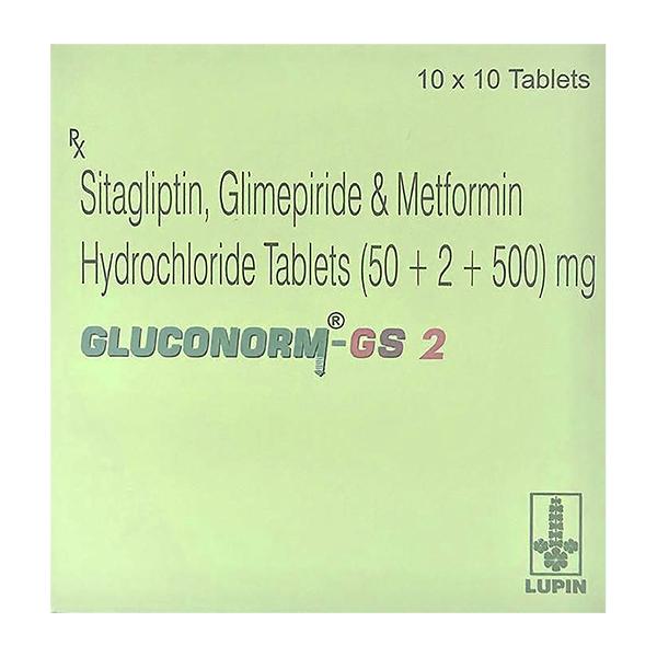 GLUCONORM GS 2 Tablet 10's