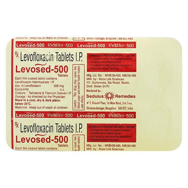LEVOSED 500 Tablet 10's
