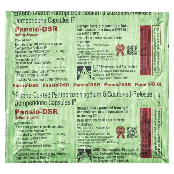 PANSIO DSR Capsule 15's