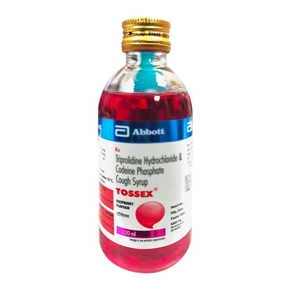 TOSSEX RASPBERRY FLAVOUR Syrup 120ml