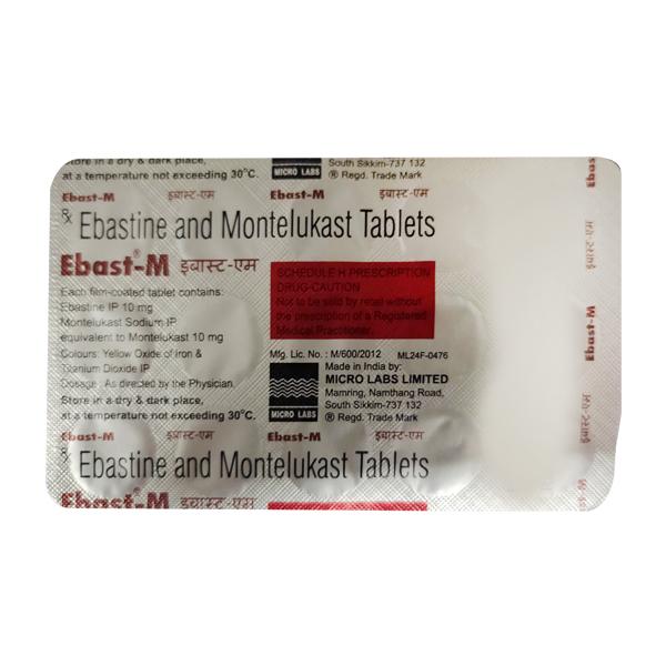 EBAST M Tablet 15's