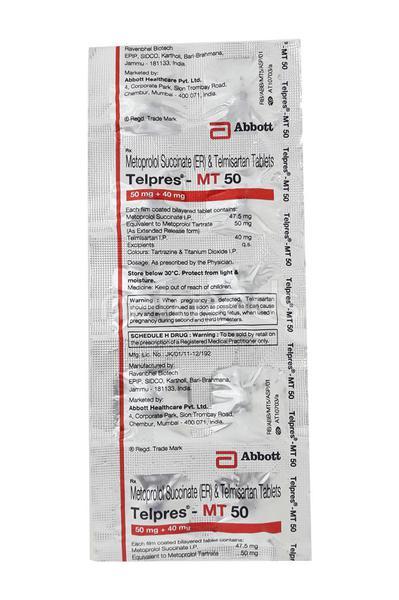 Telpres MT 50mg Tablet 10'S