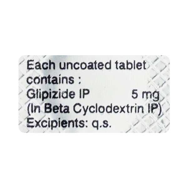 Glynase 5mg Tablet 10'S