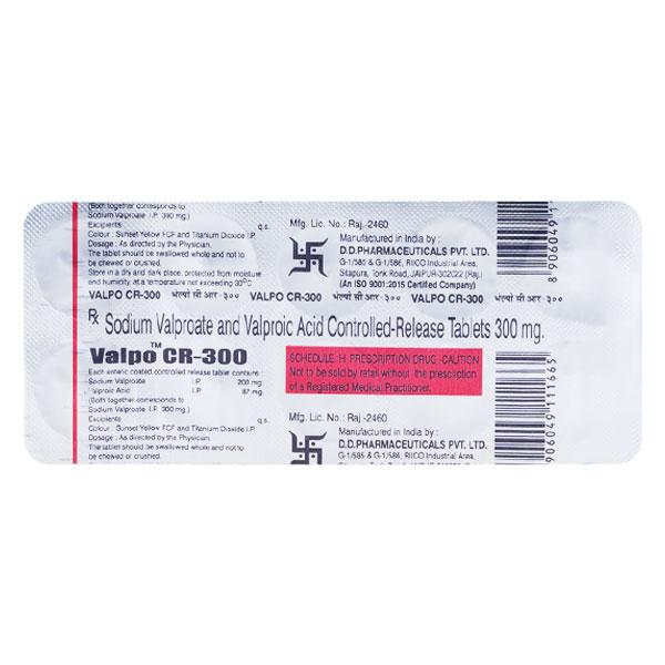 VALPO CR 300MG TABLET 10'S