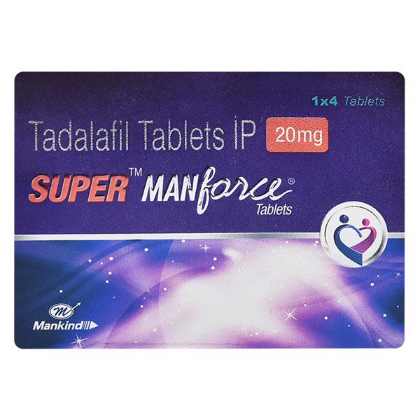 Super Manforce 20mg Tablet 4'S