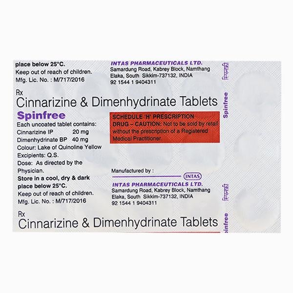 SPINFREE Tablet 15's