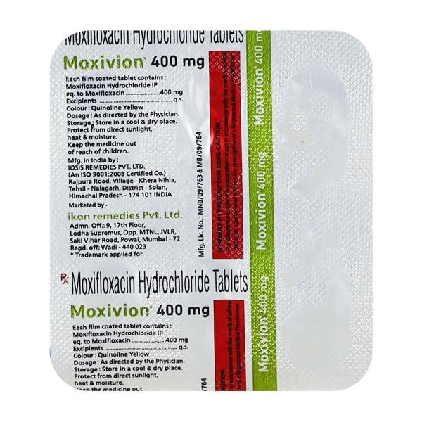 MOXIVION 400mg Tablet 5's