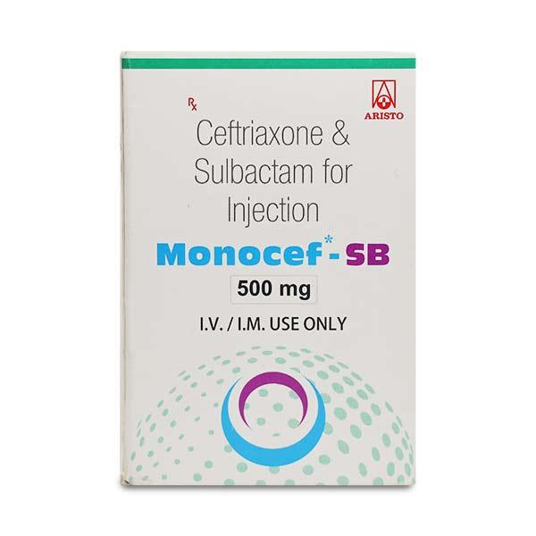 Monocef SB 500/250mg Injection 1's