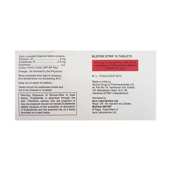 RAPILIF D 8/0.5 Tablet 10's