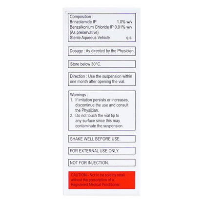 Brinzox Eye Drops 5ml