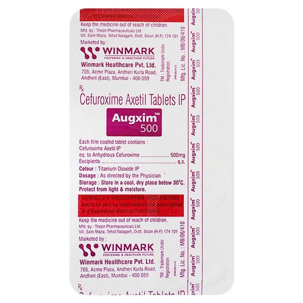 AUGXIM 500 Tablet 10's