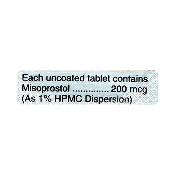 Misoprost 200mcg Tablet 4'S