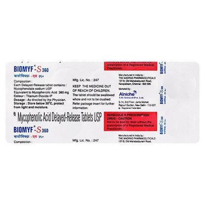 BIOMYF S 360mg Tablet 10's