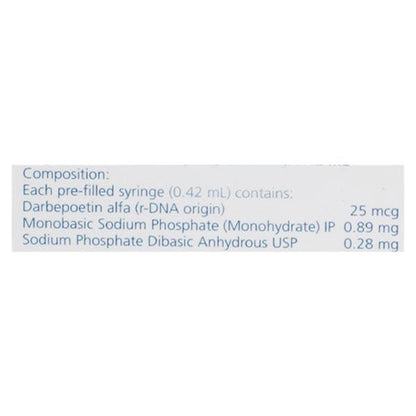 Bionesp 25Mcg Injection(Pfs) 1'S