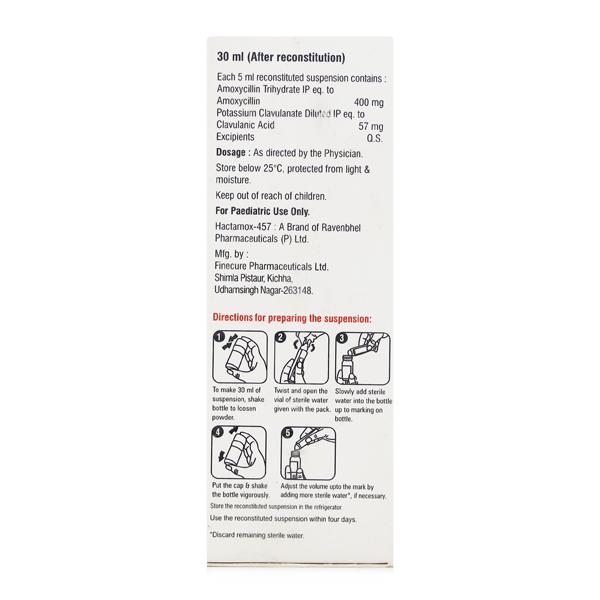 HACTAMOX 457 Dry Syrup 30ml