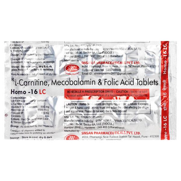 HOMO 16 LC Tablet 10's