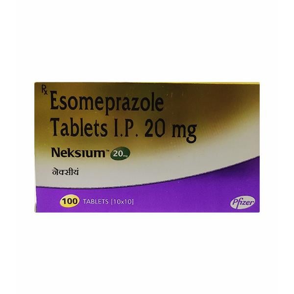 Neksium 20mg Tablet 10'S