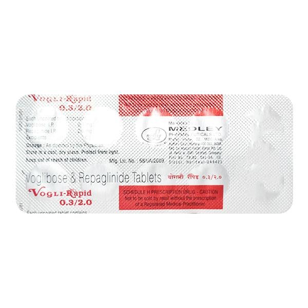 VOGLI RAPID 0.3/2 Tablet 10's