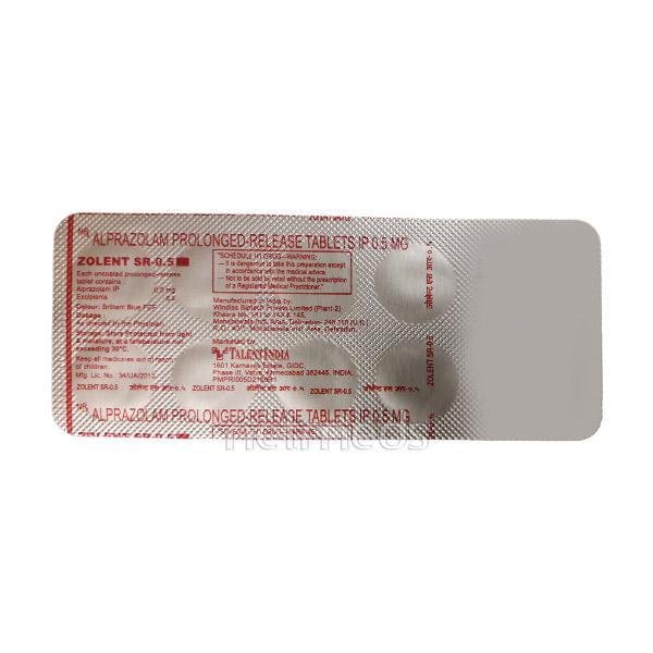 Zolent SR 0.5mg Tablet 10'S