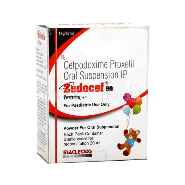 Zedocef 50mg Oral Suspension 30ml
