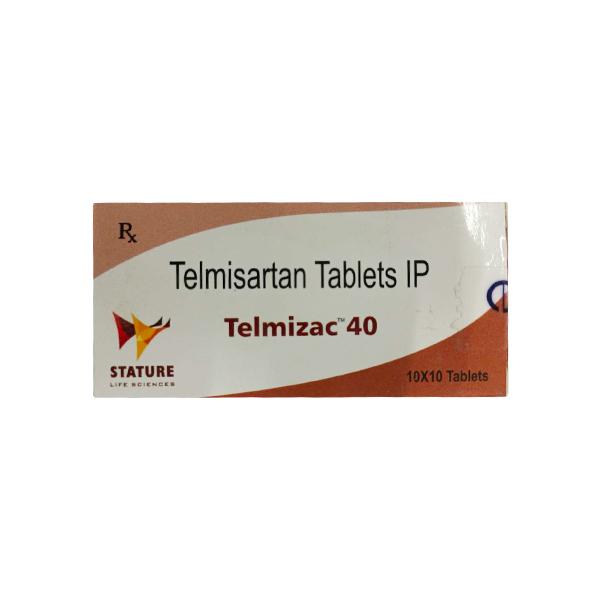 TELMIZAC 40mg Tablet 10's
