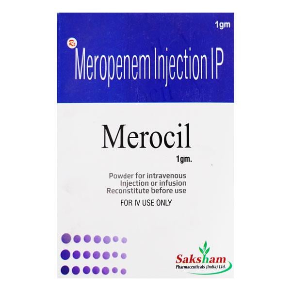 MEROCIL 1gm Injection 1's