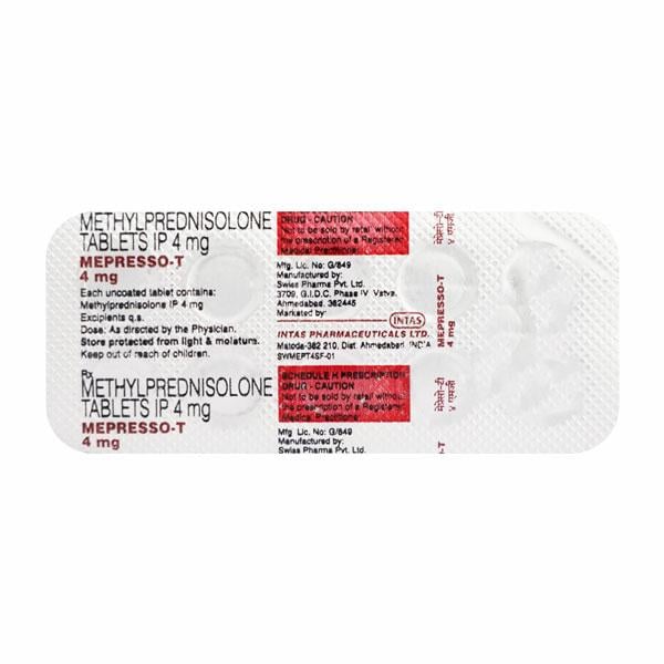 Mepresso T 4mg Tablet 10'S