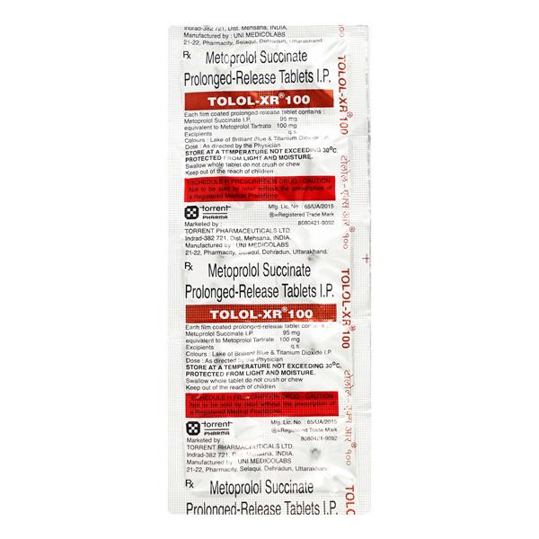 Tolol XR 100mg Tablet 10'S