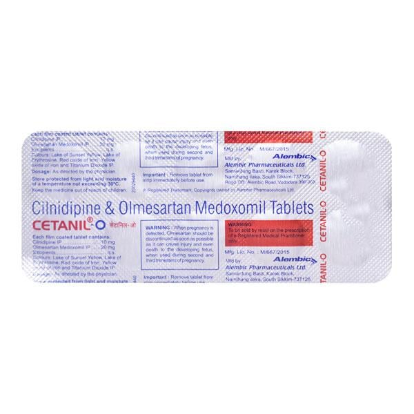 Cetanil O Tablet 10'S