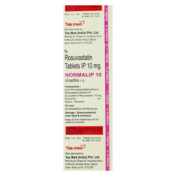 NORMALIP 10mg Tablet 10's