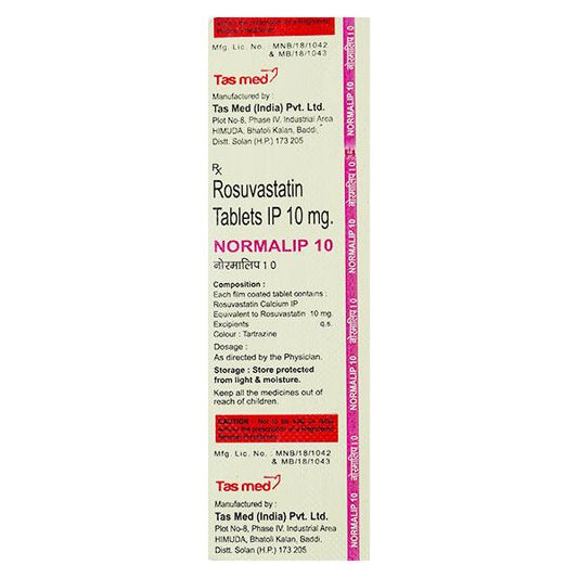 NORMALIP 10mg Tablet 10's